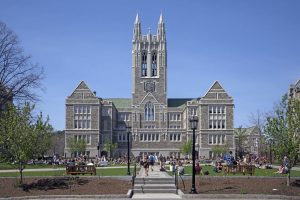 Boston College in Newton, MA