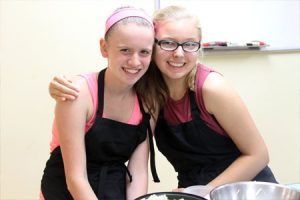Students learn cooking skills at Create a Cook