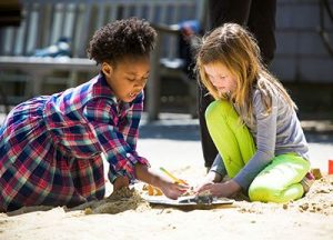 Campers make friends and enjoy outdoor activities at Shady Hill's Summer Program