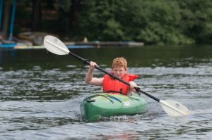Campers enjoy kayaking and other outdoor activities at Camp Nonesuch
