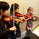 Students learn about music at New School of Music in Cambridge