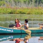 Summer outdoor camps for kids: Drumlin Farm Assabet River Camp