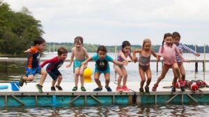 Campers love outdoor swimming at Everwood Camp in Sharon