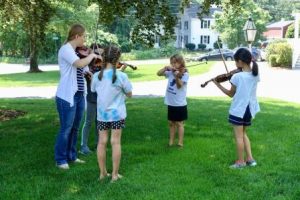 Students develop their musical technique at Rivers School Conservatory