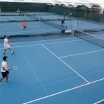 Student players develop tennis skills at Waltham Athletic Club