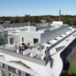 Sky high view of the Wheaton College Astronomy Observatory