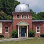 Sky high view of the Wheaton College Astronomy Observatory