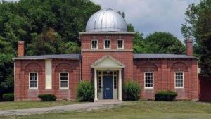 Sky high view of the Wheaton College Astronomy Observatory