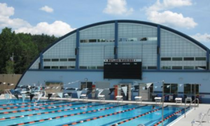 Crimson Aquatics swim team in Wayland