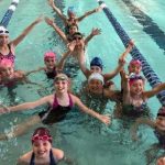 Crimson Aquatics swim team in Wayland