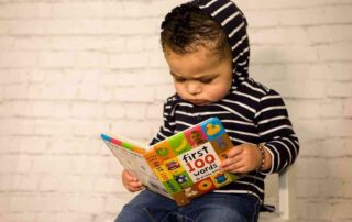 Braind development when a child learns to read